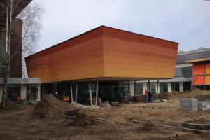 buitengevel kleurverloop grondmonstercentrum Wageningen